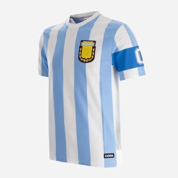 copa-classic-argentinien-capitano-kinder-t-shirt-wei-baumwolle image 1