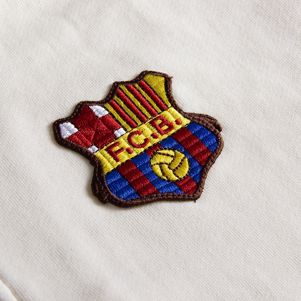 copa-classic-fc-barcelona-1899-half-zip-pullover-ecru image 2