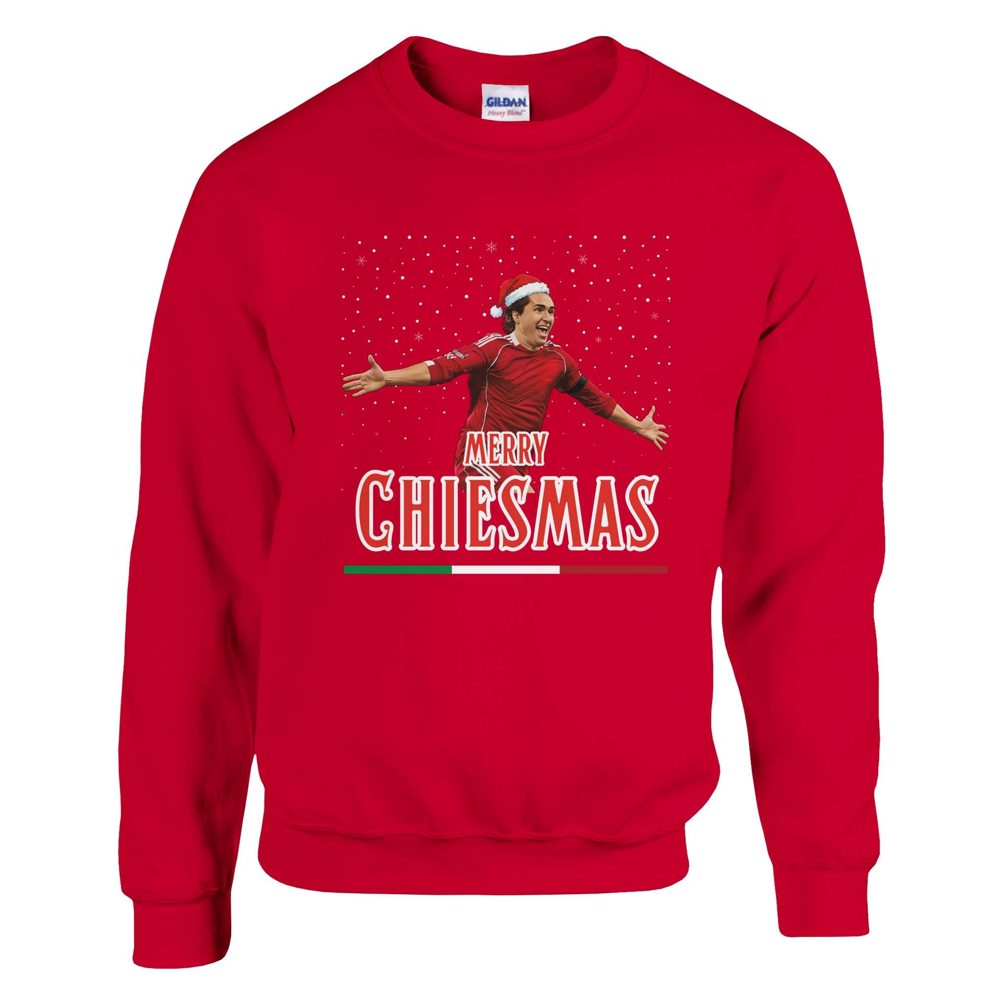 anfield-apparel-merry-chiesmas-chiesa-weihnachtspullover-unisex-baumwolle image 2
