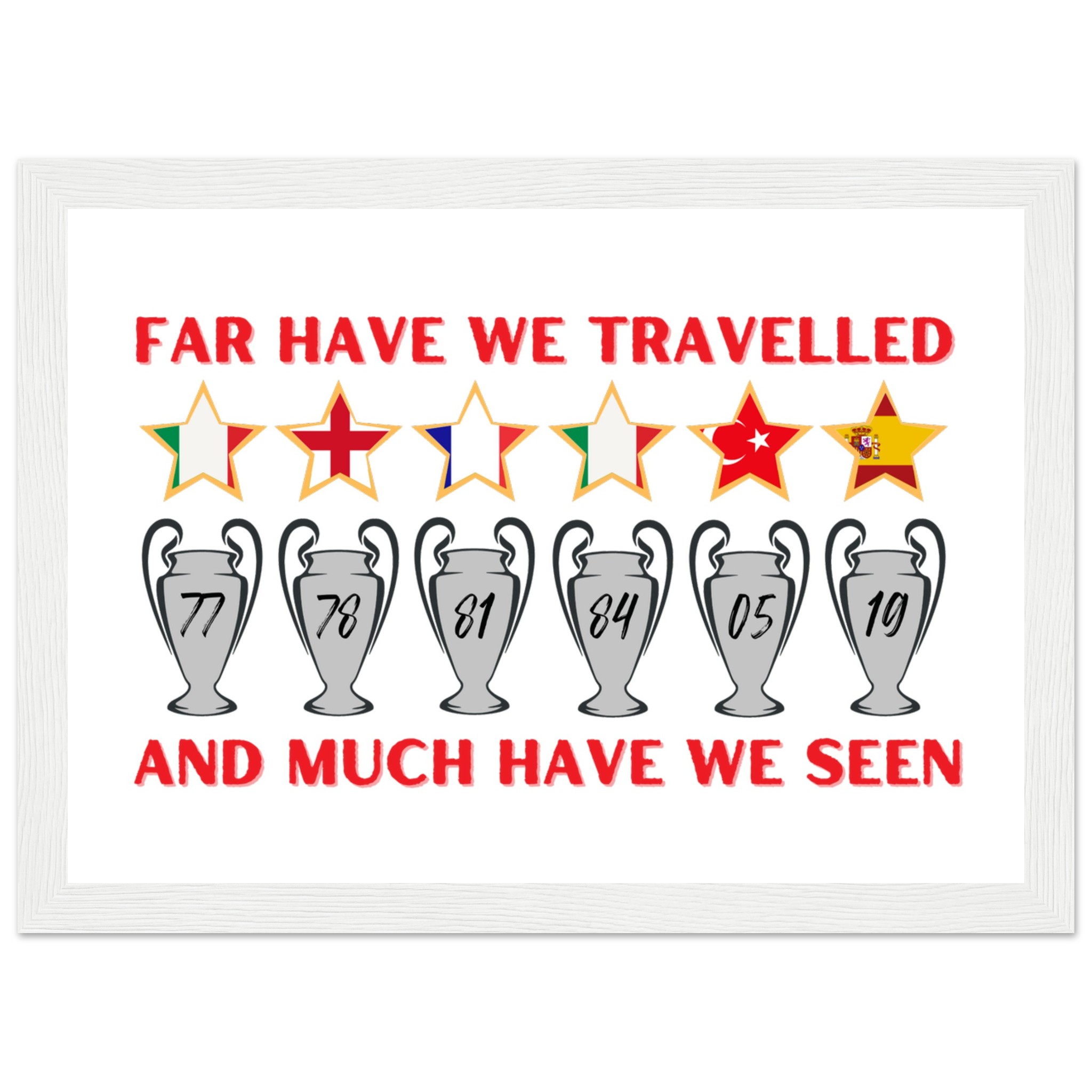 anfield-apparel-far-have-we-travelled-poster-gerahmt-holz image 6