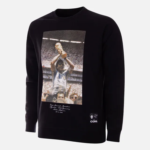 copa-classic-sweaters-maradona-argentinien-1986-pullover-schwarz-baumwolle image 1
