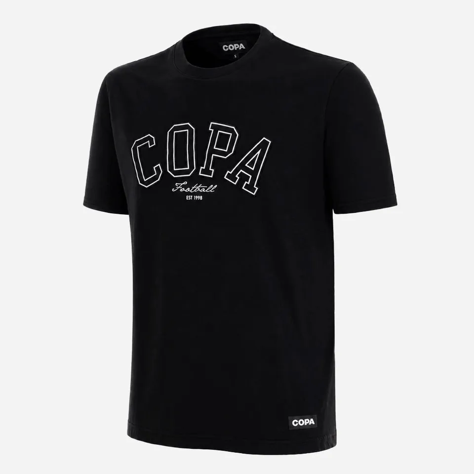 copa-varsity-t-shirt-schwarz-baumwolle-herren-regular-fit image 1