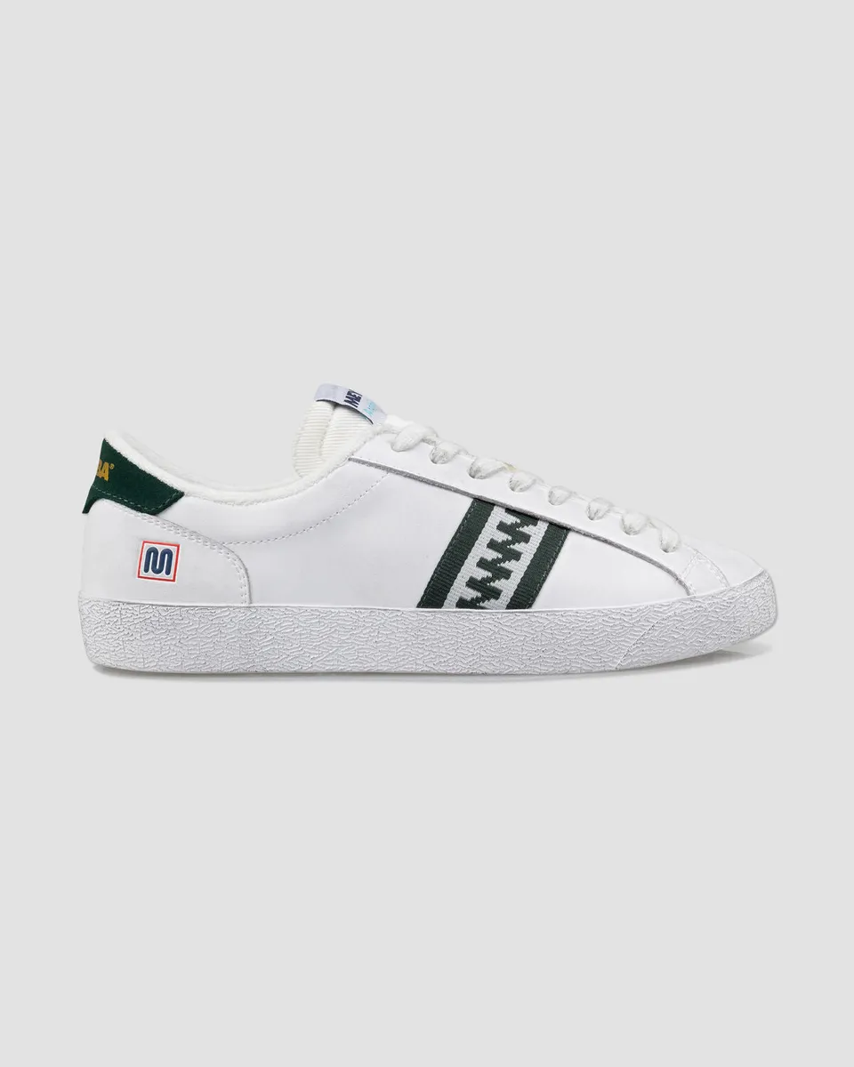 meyba-archivio-micro-leather-sneaker-wei-gr-n-leder image 1