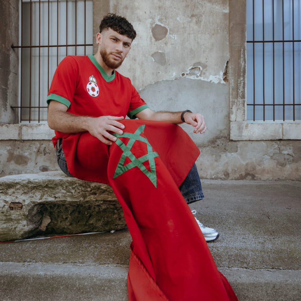 copa-classic-marokko-1970er-retro-trikot-baumwolle-rot image 2