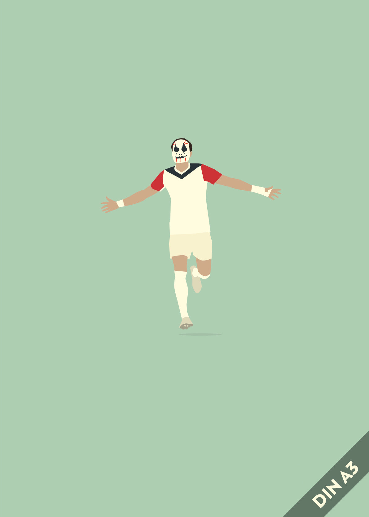 hands-of-god-prints-horrorshow-print-a3-eintracht-frankfurt image 1