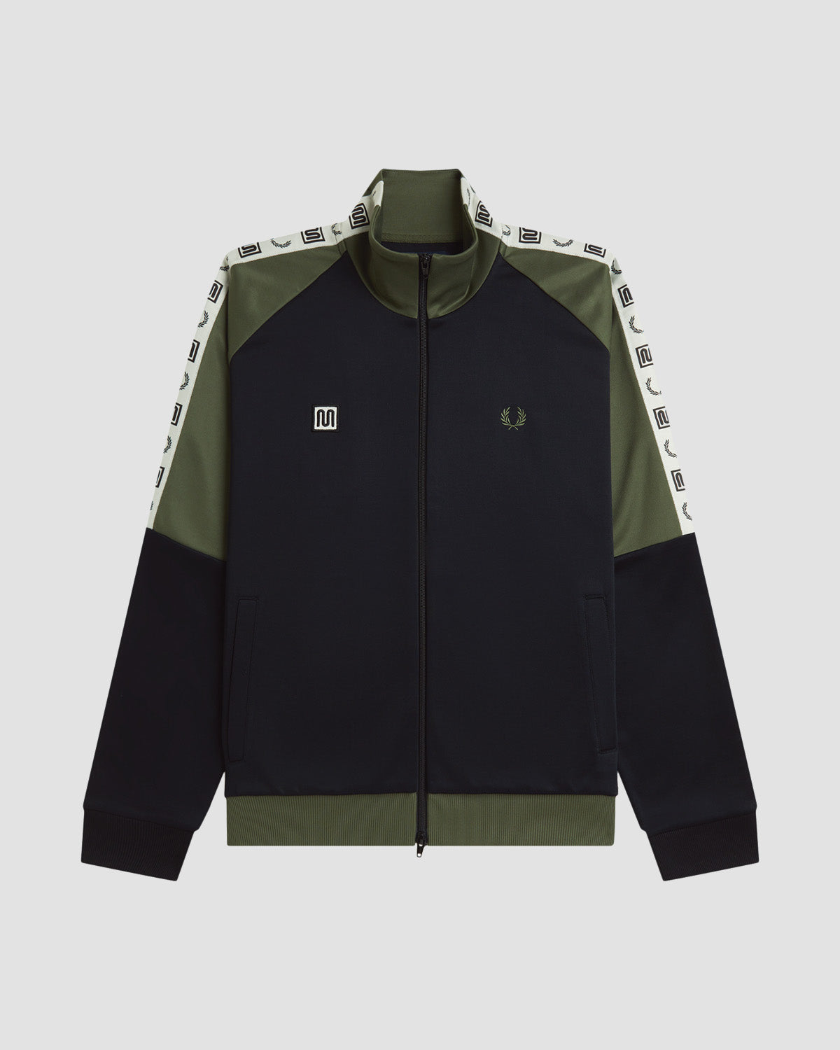 meyba-x-fred-perry-sj2166-track-jacket-schwarz image 1