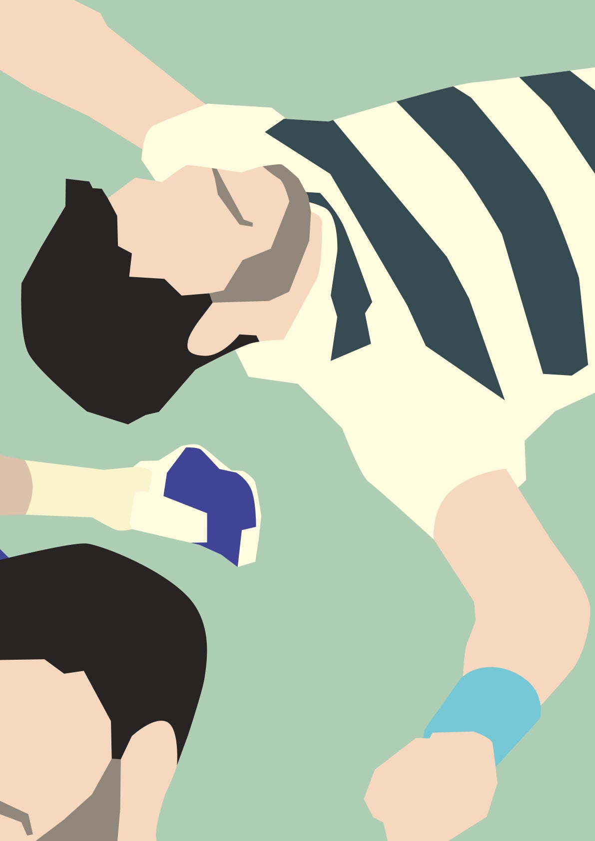 hands-of-god-les-rois-print-50x70-tennis-sinner-alcaraz image 3