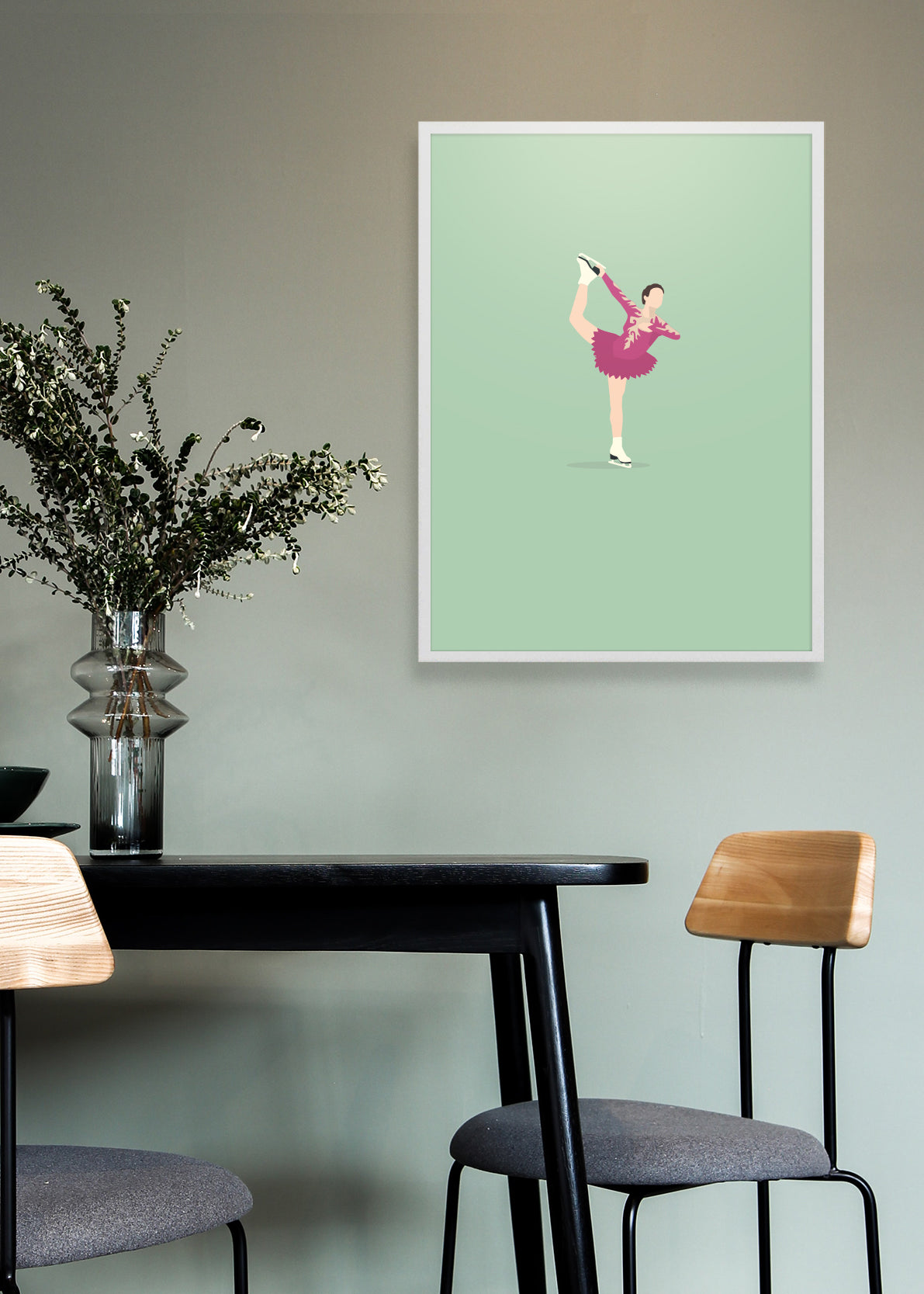 hands-of-god-ice-girl-print-a3-fine-art-poster-katarina-witt image 2
