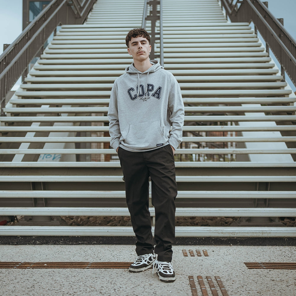 copa-classic-sweaters-copa-varsity-kapuzenpullover-hoodie-grau image 2