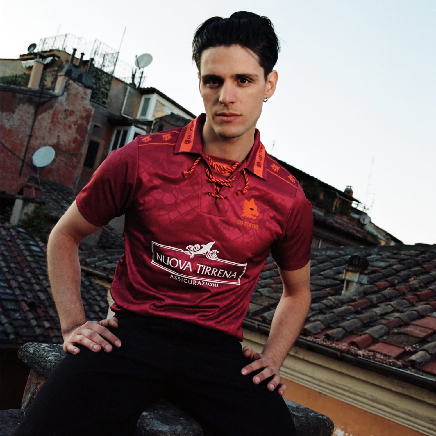 copa-classic-as-roma-1994-95-fu-balltrikot-burgund image 2