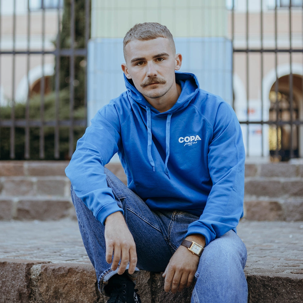 copa-classic-football-club-kapuzenpullover-blau-baumwolle image 2