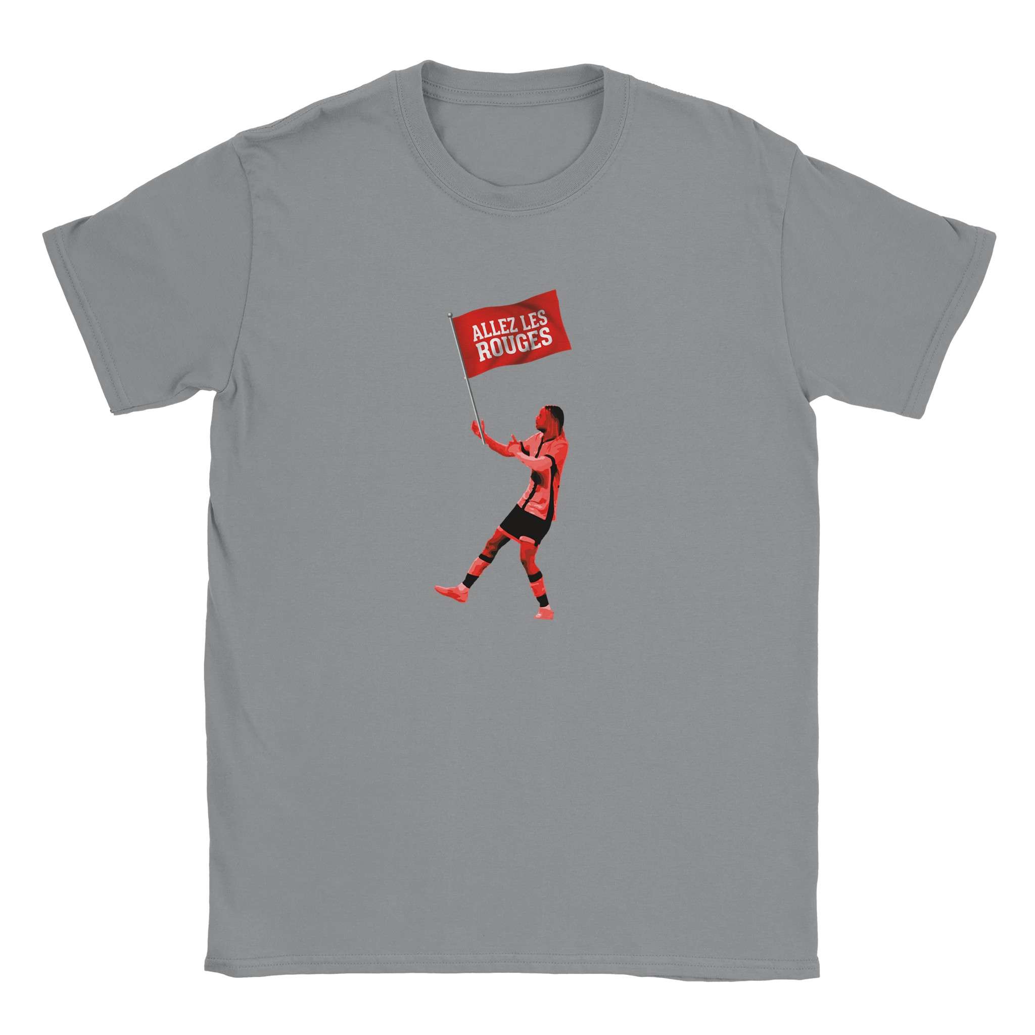 anfield-apparel-allez-les-rouges-bradley-barcola-t-shirt-baumwolle image 1