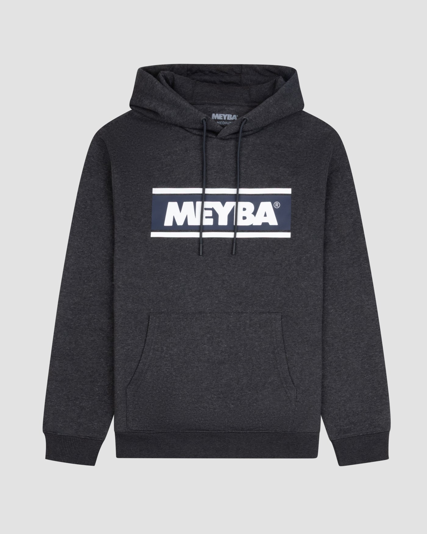 meyba-casa-hoody-hoodie-charcoal-baumwolle-m image 1
