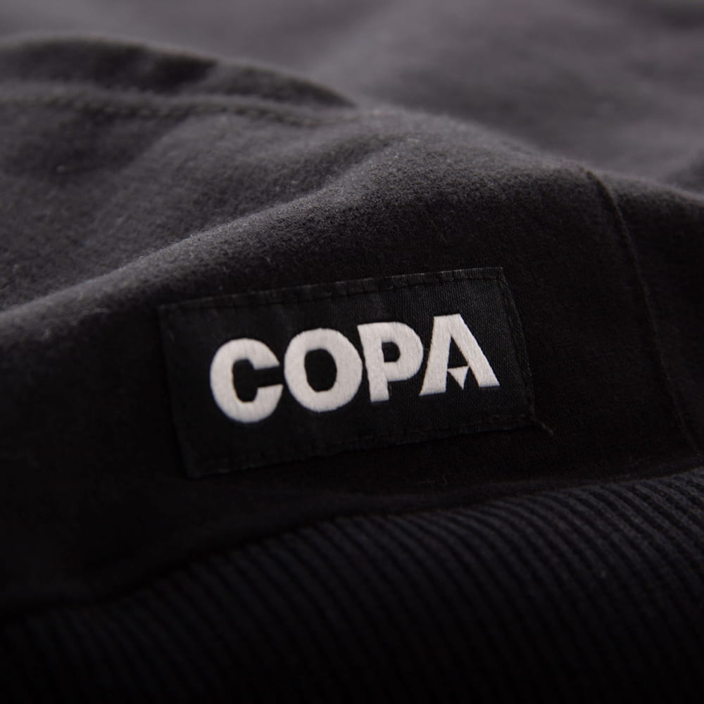copa-classic-varsity-kapuzenpullover-hoodie-schwarz-baumwolle image 7