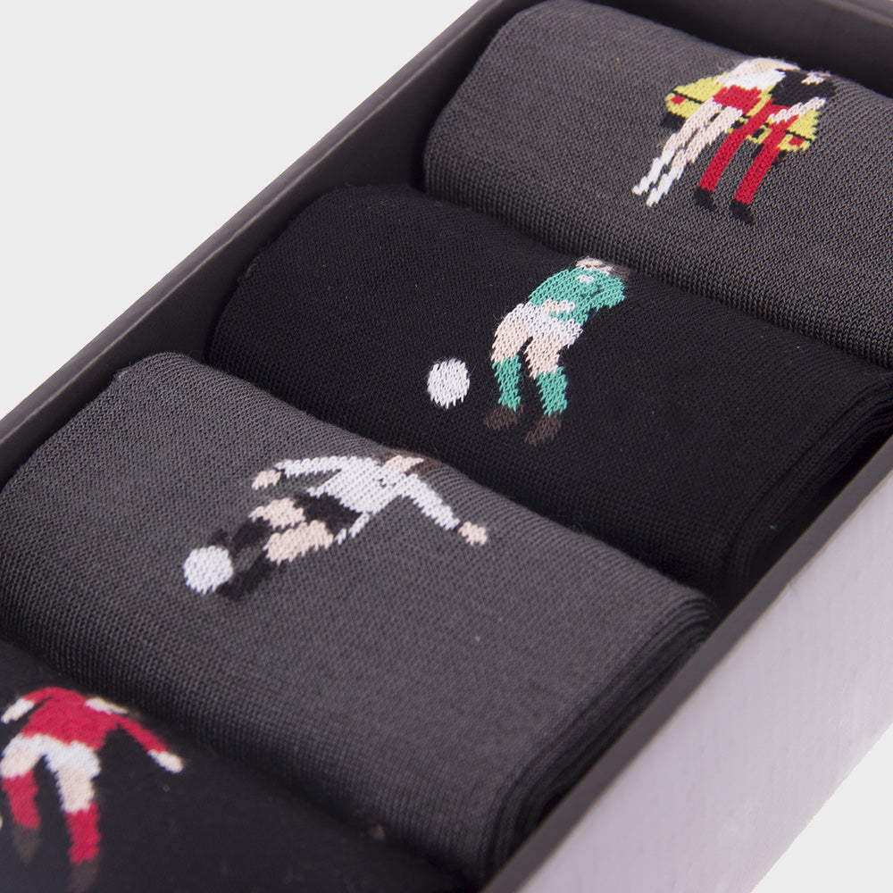 copa-classic-george-best-socken-box-set-schwarz-40-46 image 2