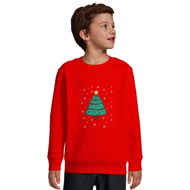 anfield-apparel-yule-never-walk-alone-kinder-weihnachtspullover image 1