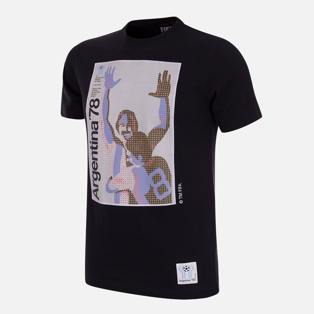 copa-classic-t-shirts-argentinien-1978-poster-t-shirt-schwarz image 1