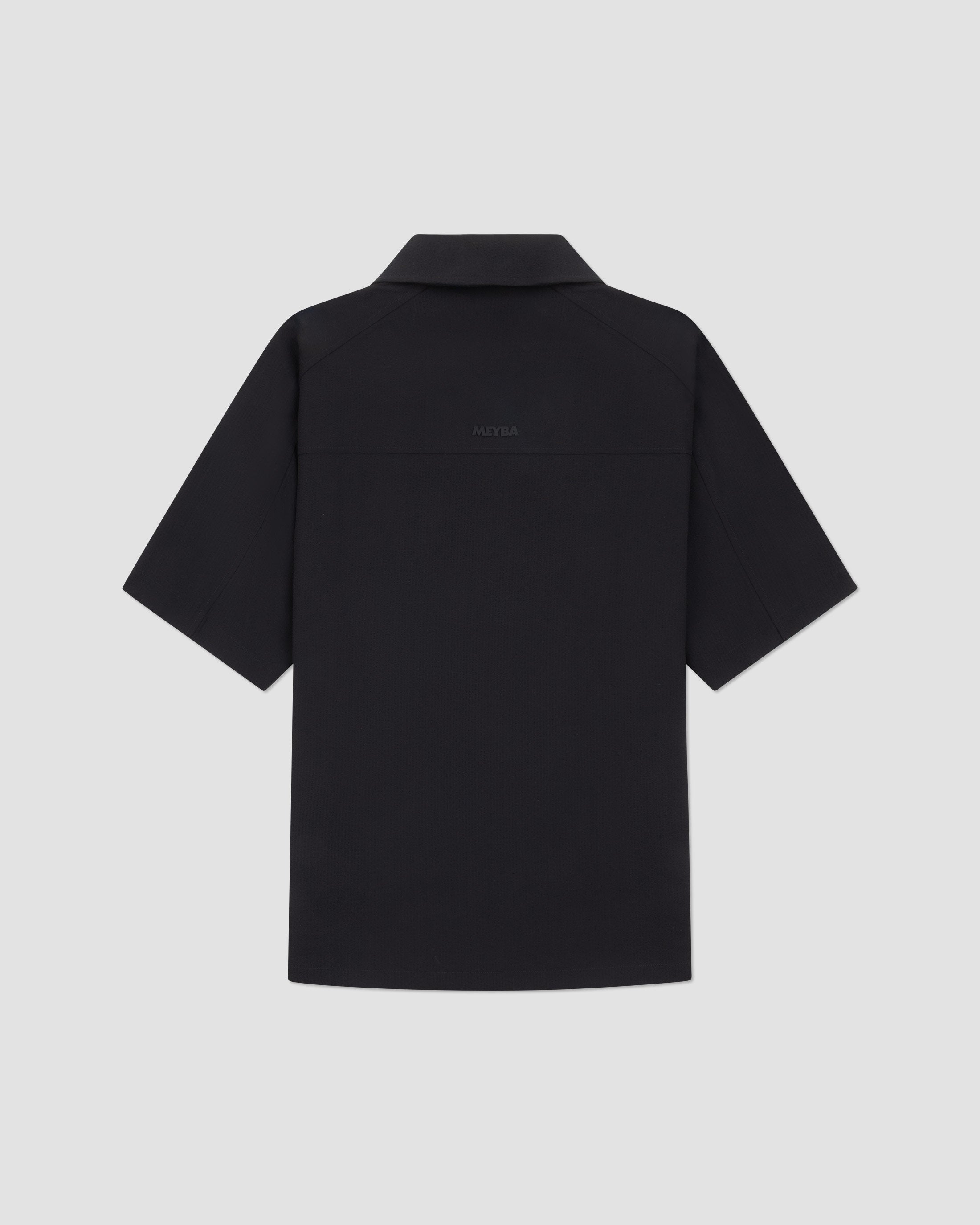 meyba-assist-track-shirt-t-shirt-schwarz-knopfleiste image 2