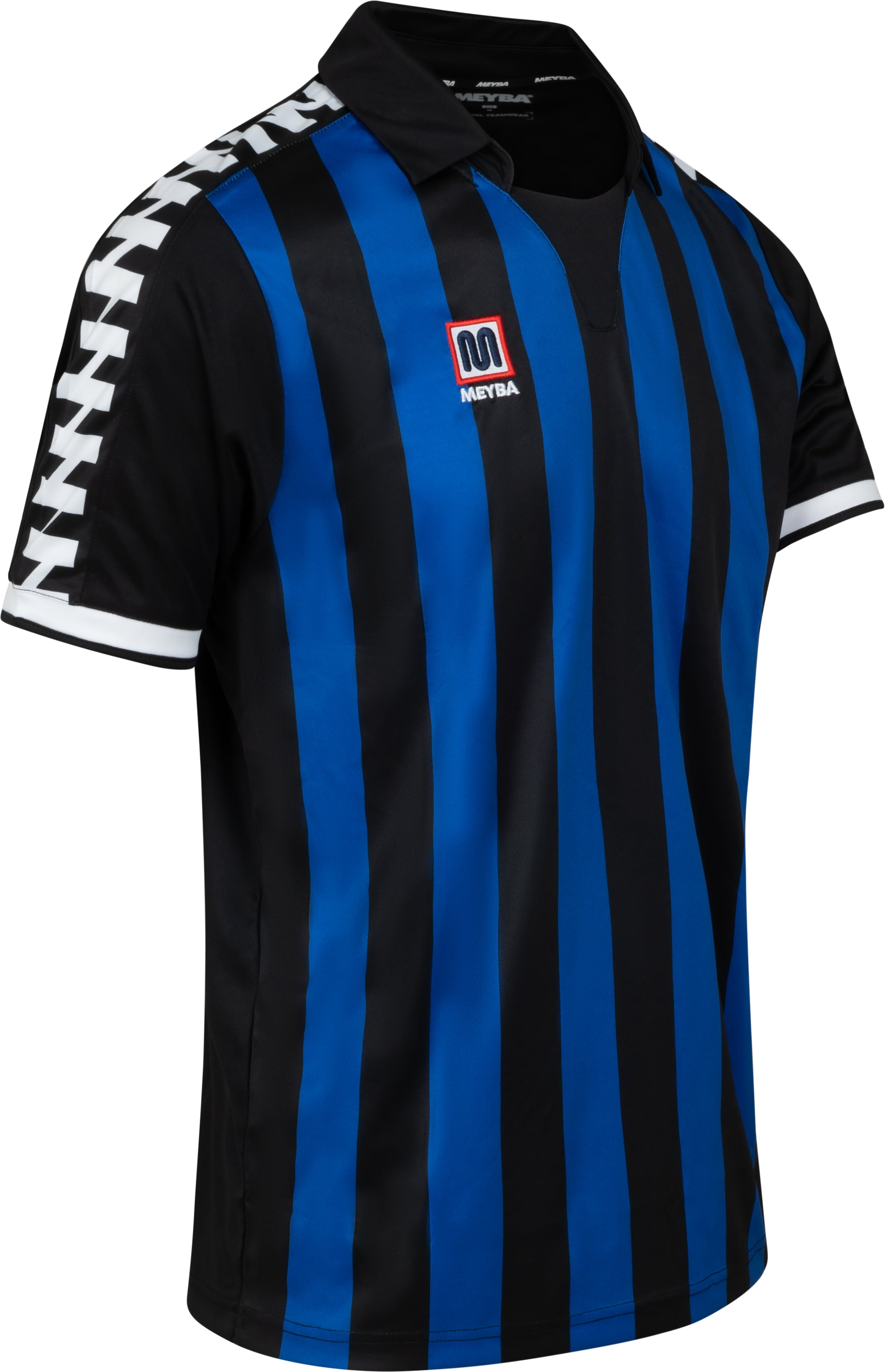meyba-youth-alpha-stripe-trikot-blau-schwarz-kinder image 2