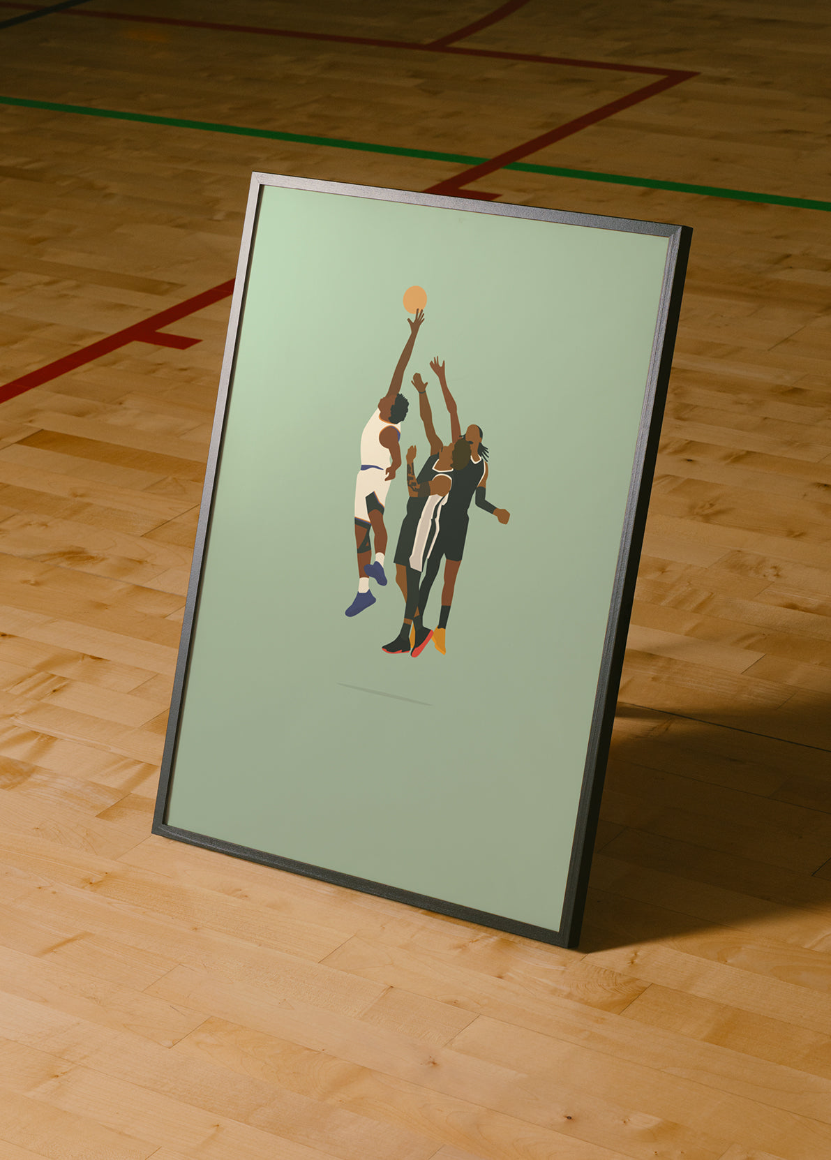 hands-of-god-prints-in-five-kunstdruck-a3-nba-knicks image 2
