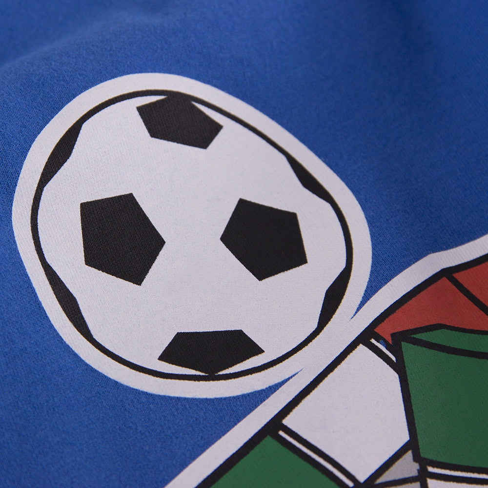 copa-classic-italien-1990-ciao-kinder-t-shirt-blau image 3