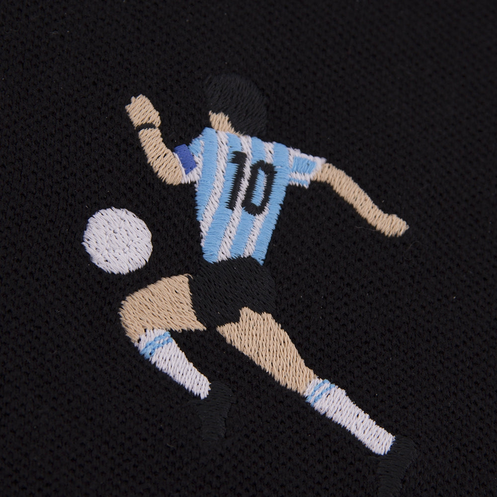 copa-polo-maradona-x-argentinien-poloshirt-schwarz-stickerei image 3