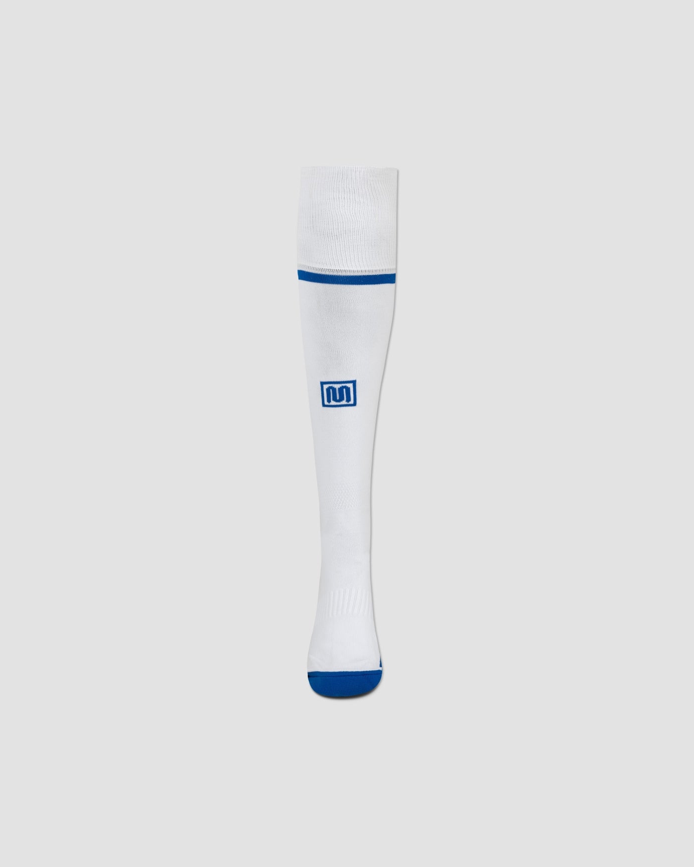 meyba-player-sock-fu-ballstutzen-wei-blau-knie image 2