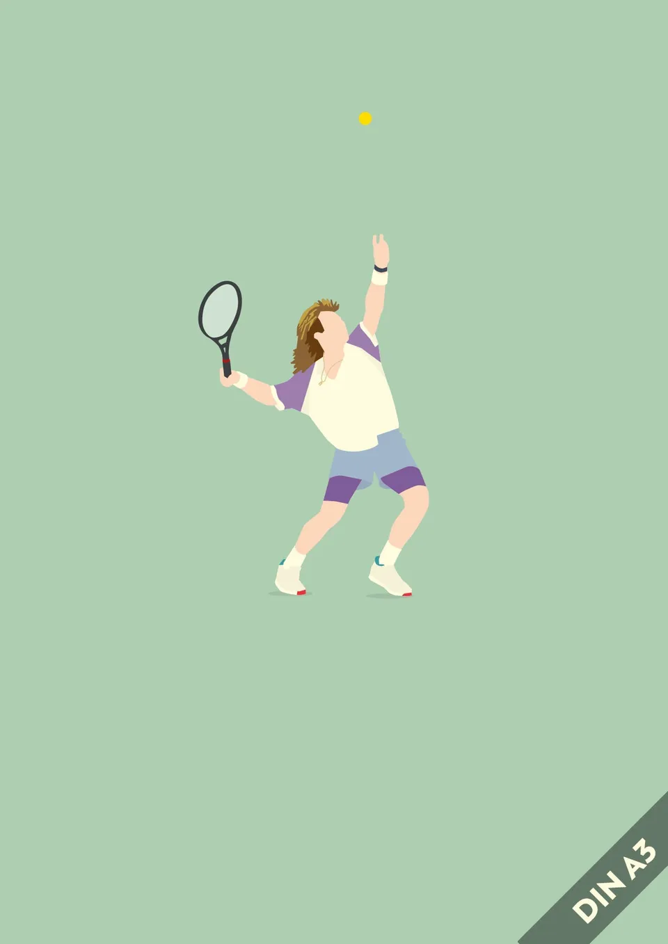 hands-of-god-ass-print-andr-agassi-tennis-poster-a3 image 1
