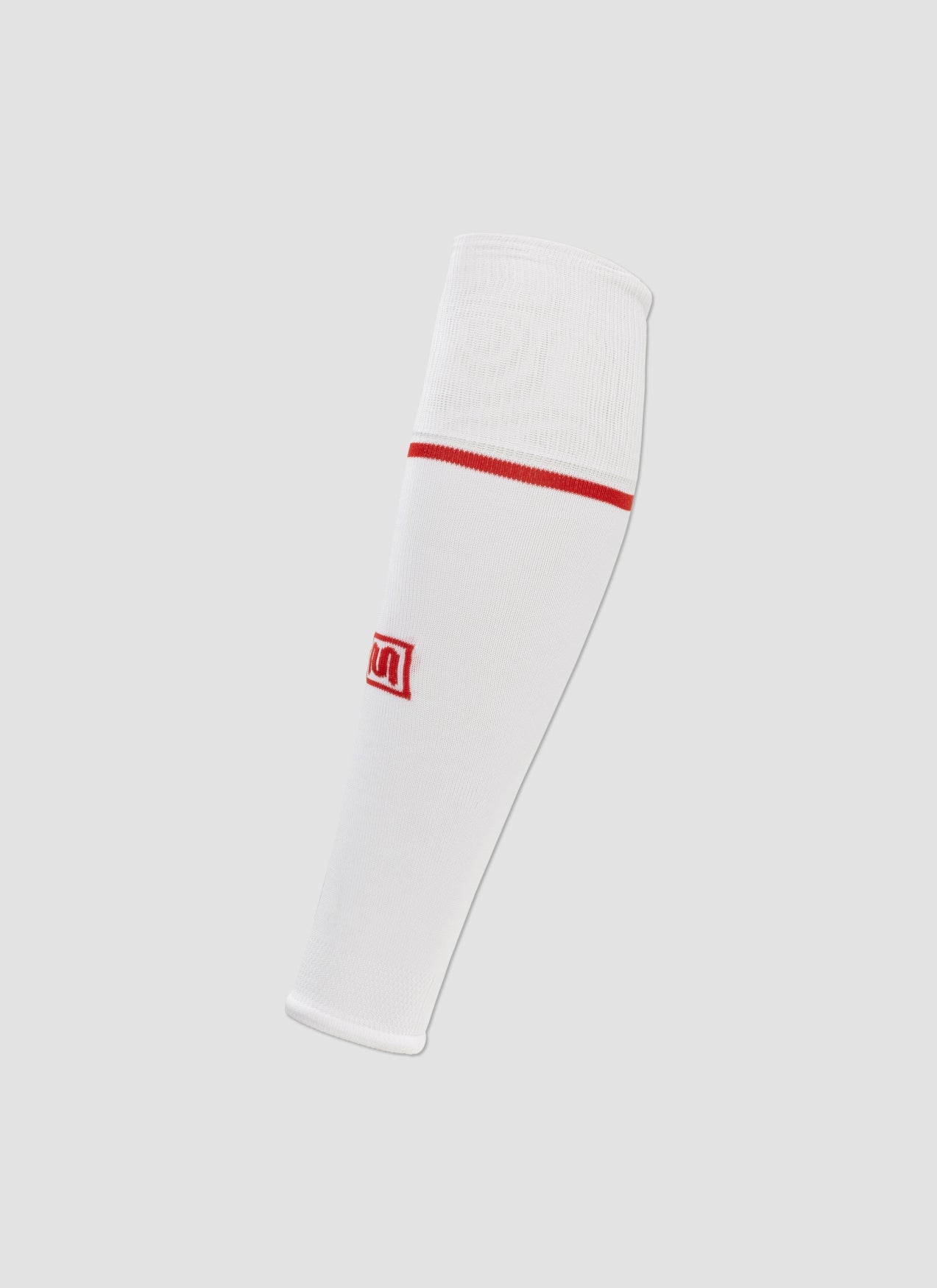 meyba-footless-football-sock-mta06002-stutzen-wei-rot image 2