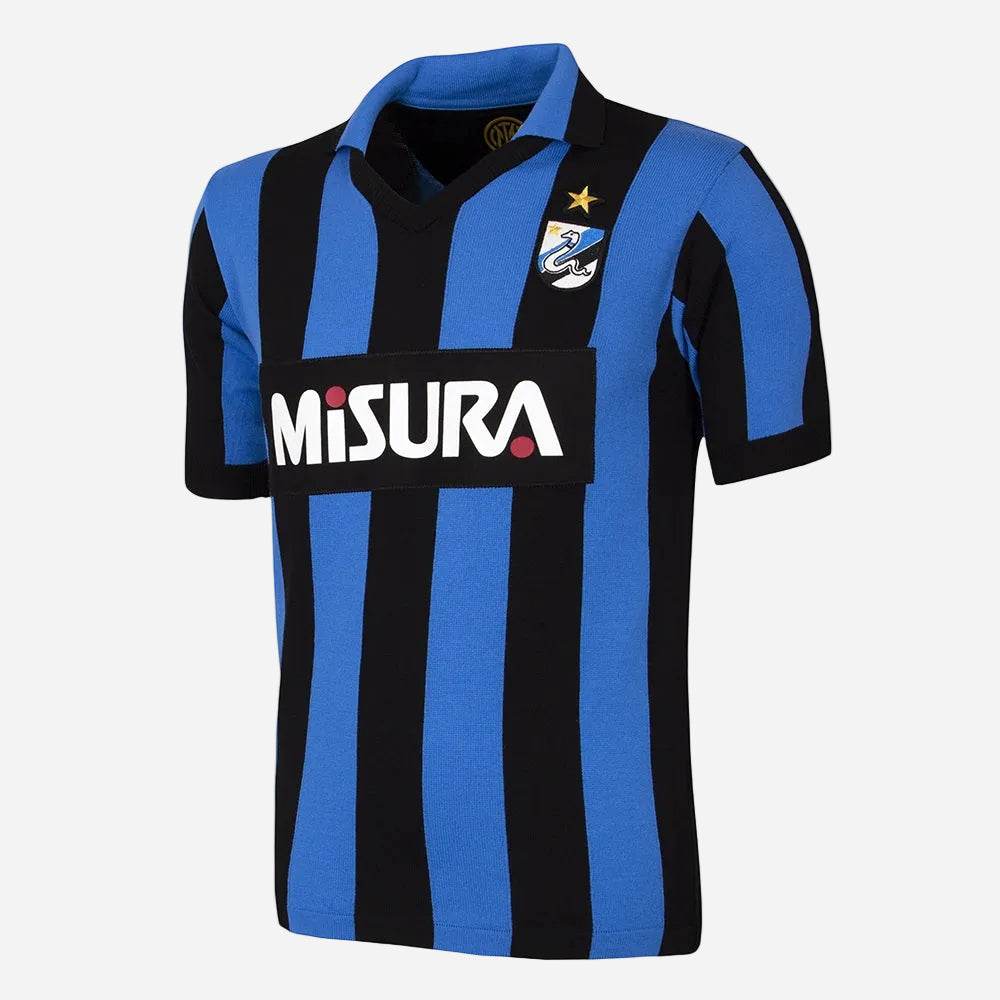 copa-classic-inter-mailand-1986-retro-fu-balltrikot-blau-schwarz image 1