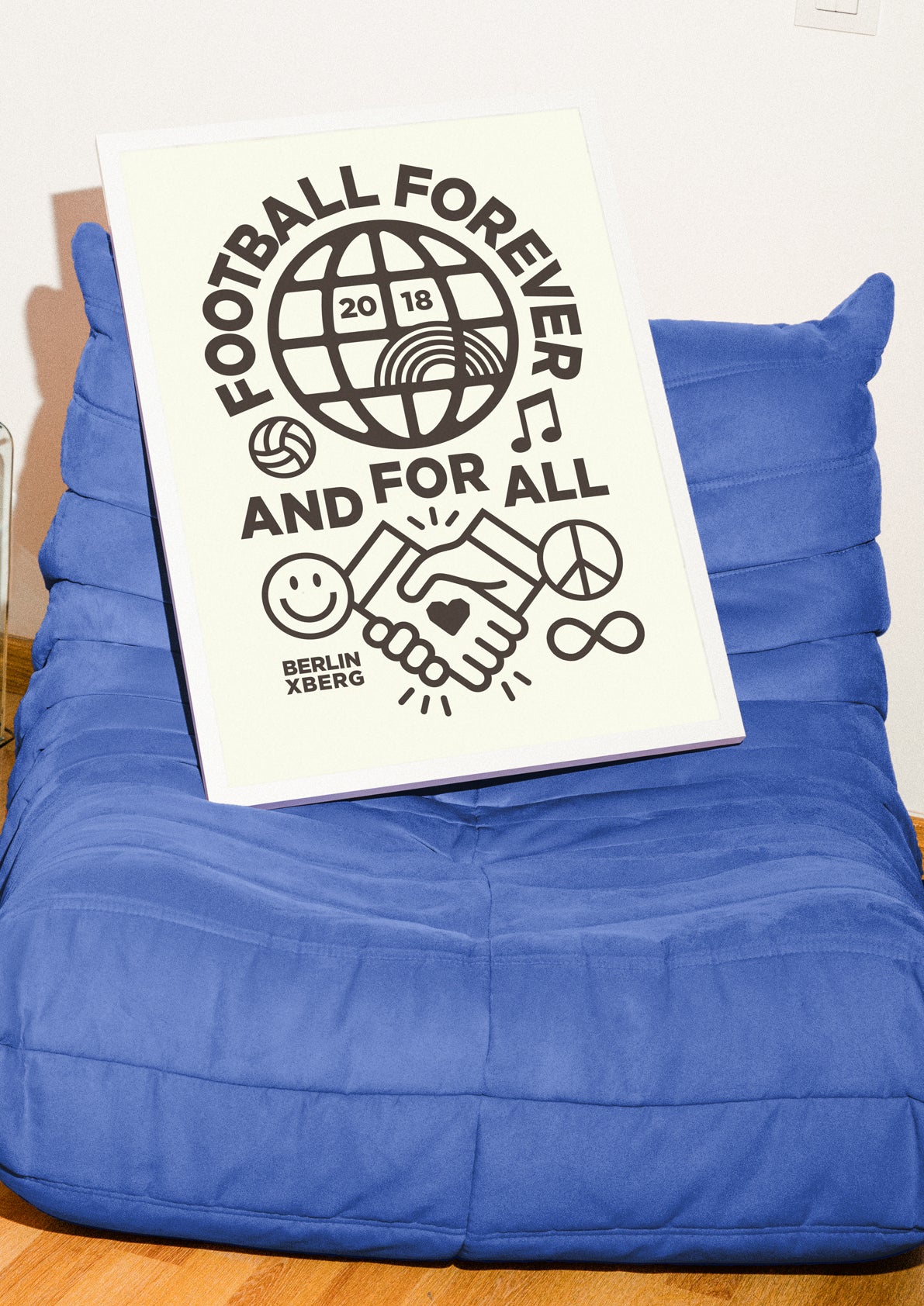 hands-of-god-forever-kunstdruck-a3-football-spruch image 2