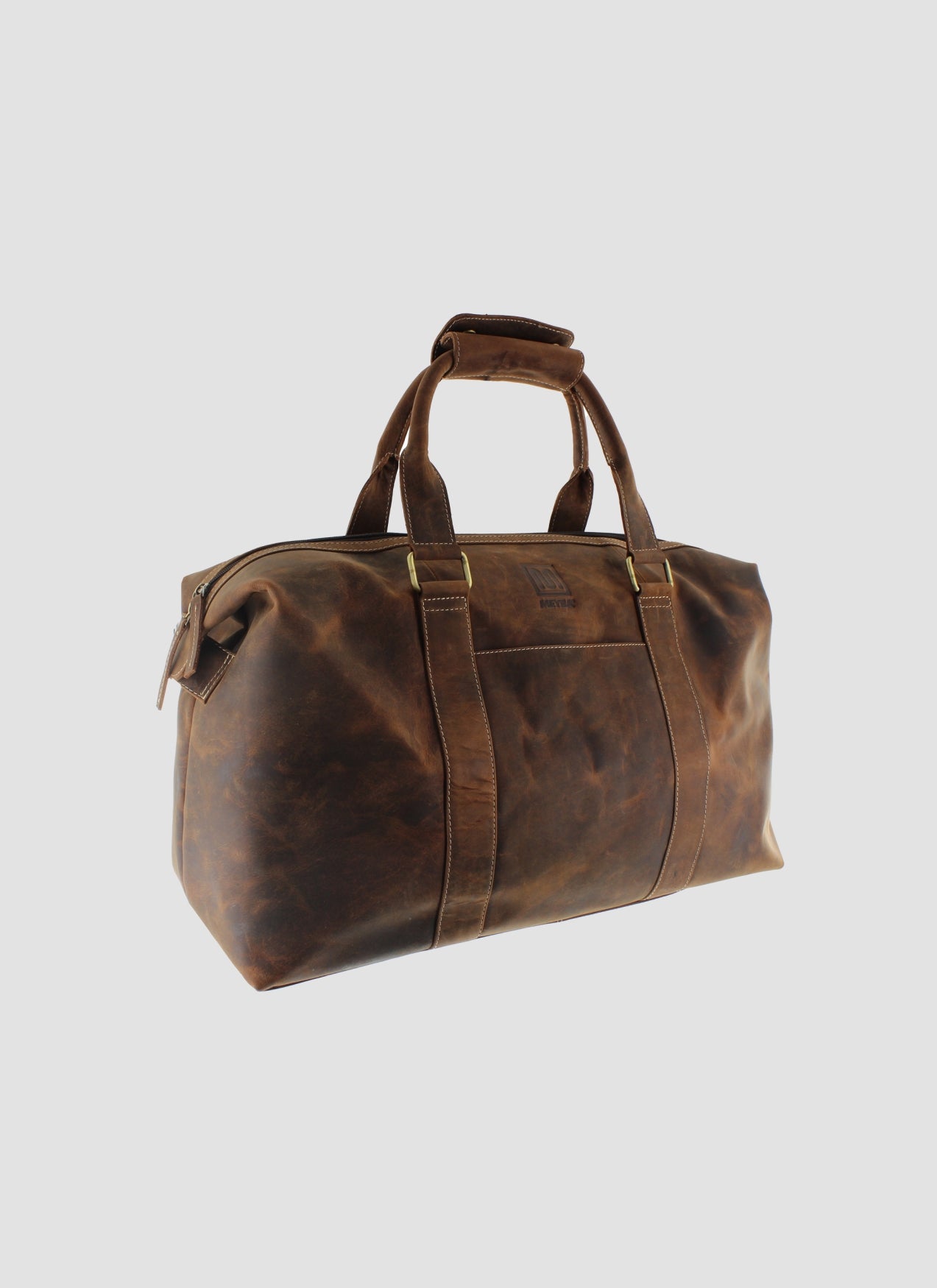 meyba-weekend-holdall-tasche-braun-leder-sporttasche image 2