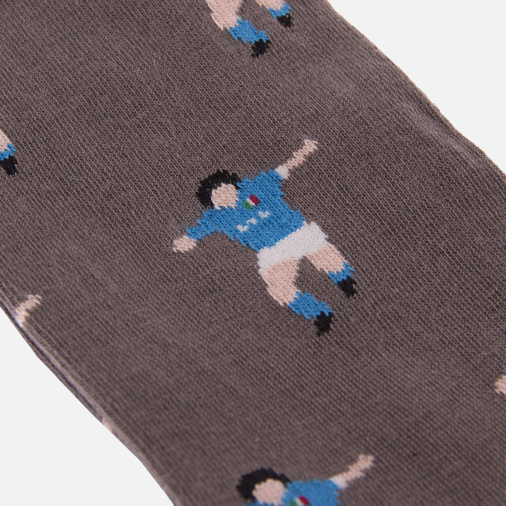copa-classic-maradona-x-copa-napoli-socken-grau-40-46-herren image 2