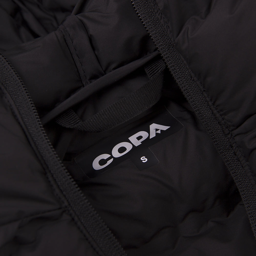 copa-classic-football-lange-pufferjacke-kapuze-schwarz-regular-fit image 4