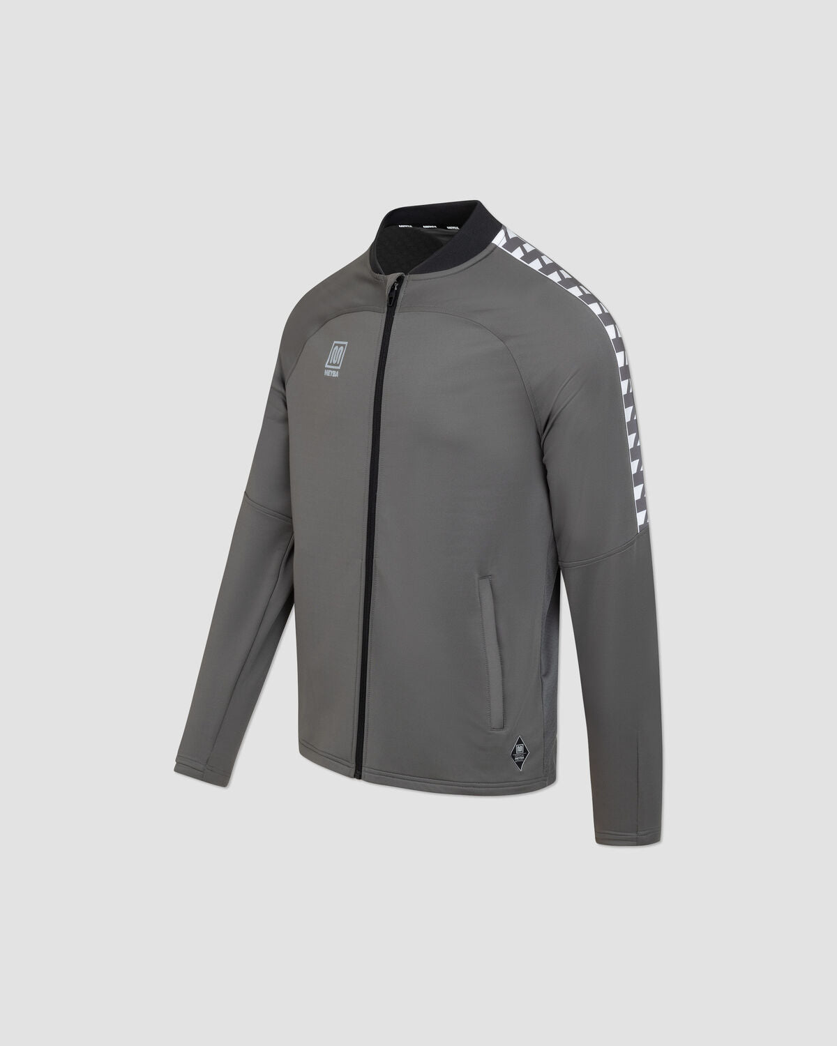 meyba-contact-ptf-trainingsanzug-charcoal-black-polyester-m image 3