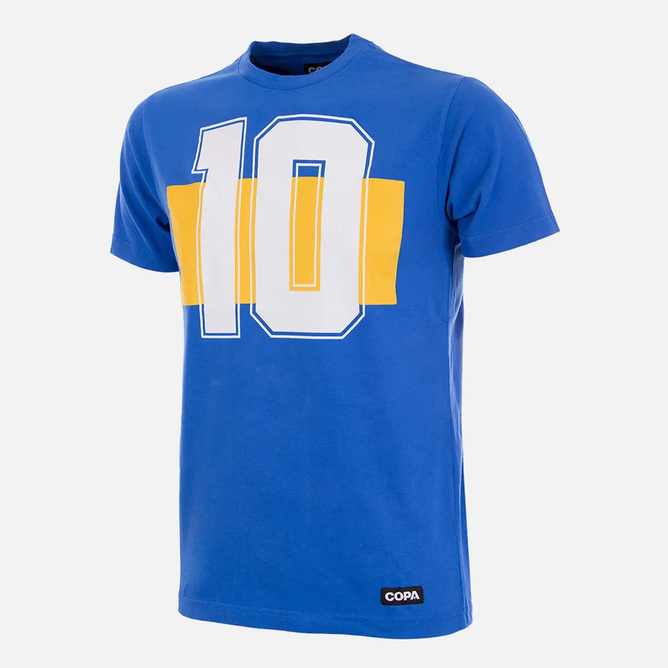 copa-boca-nummer-10-t-shirt-blau-baumwolle-herren image 1