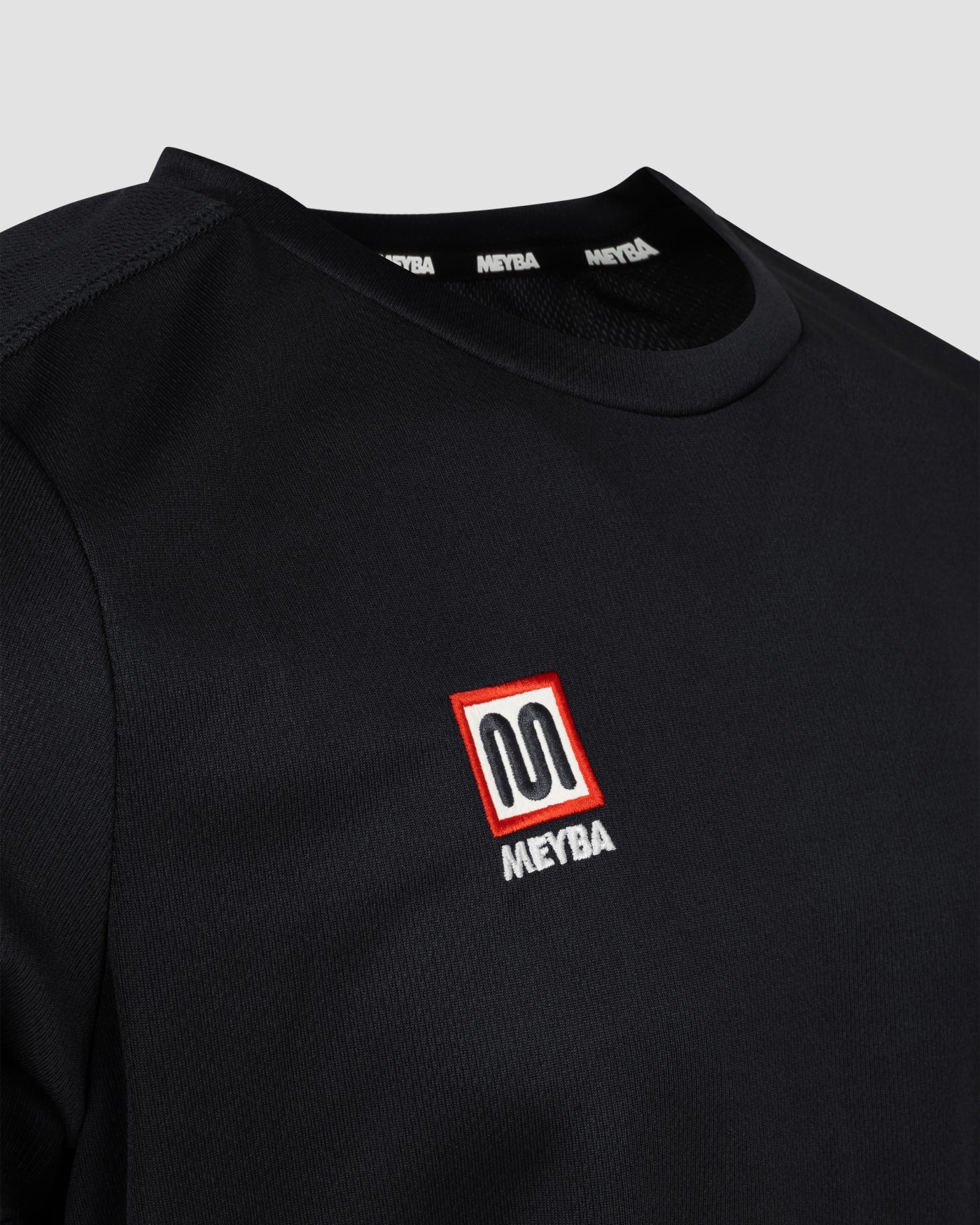 meyba-youth-apg-poly-crew-jersey-trikot-schwarz-kinder image 6
