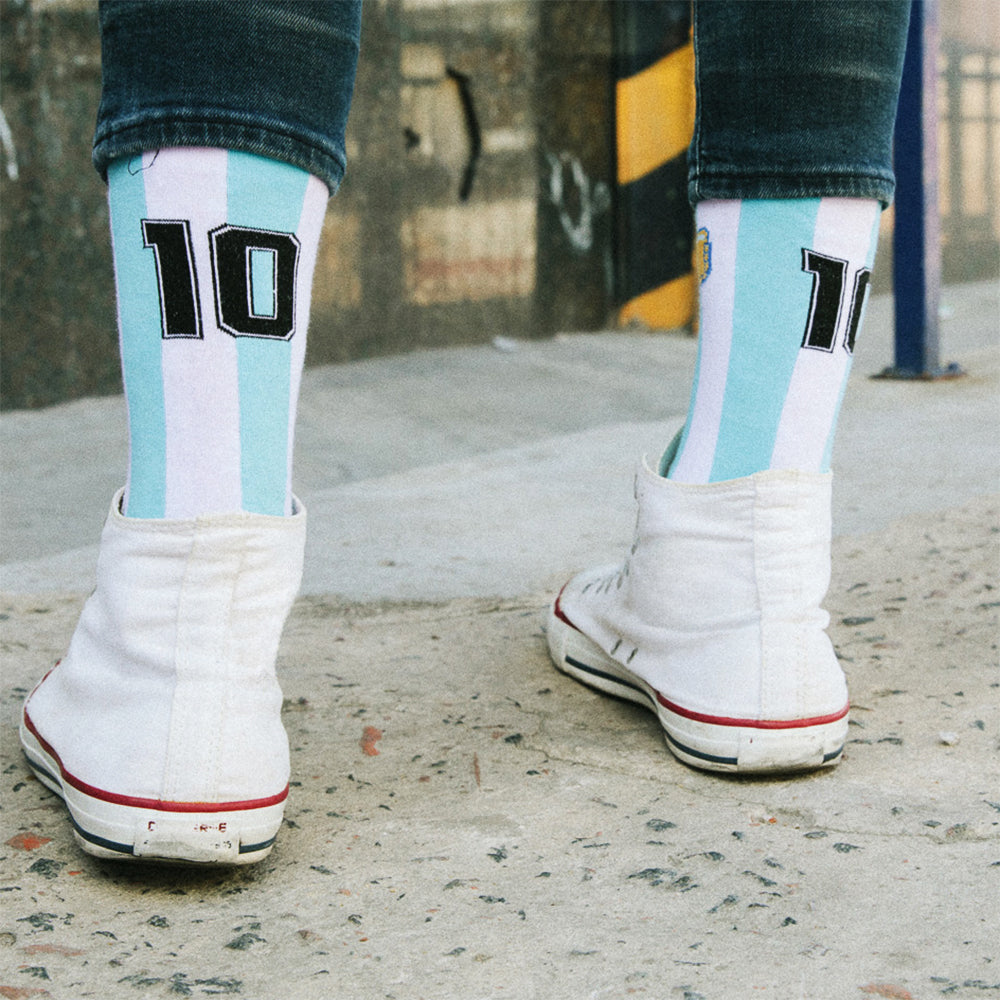 copa-socks-maradona-10-argentinien-socken-blau-wei image 2