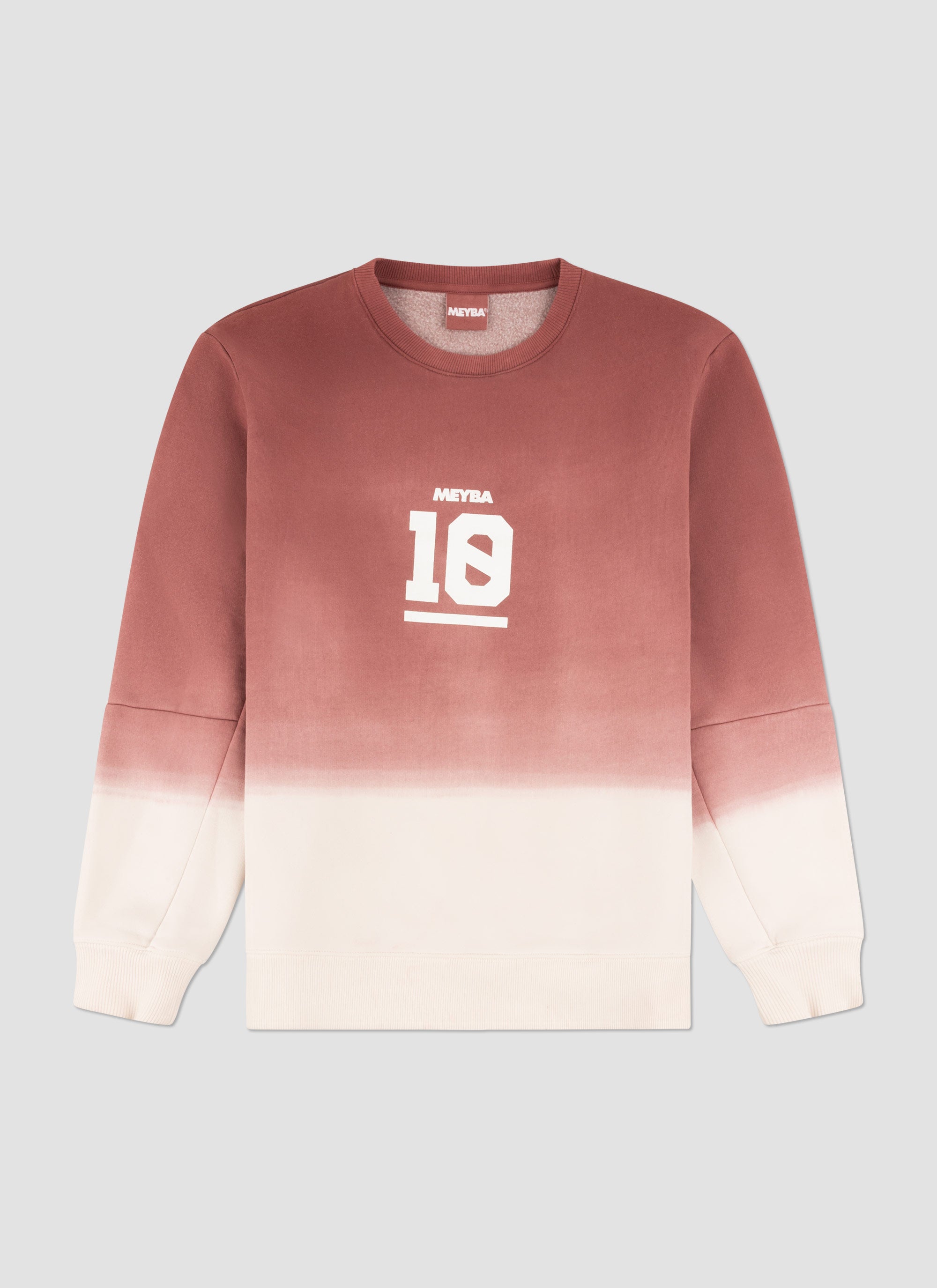 meyba-10-dip-dye-sweat-ma243032-sweatshirt-pink-white image 1