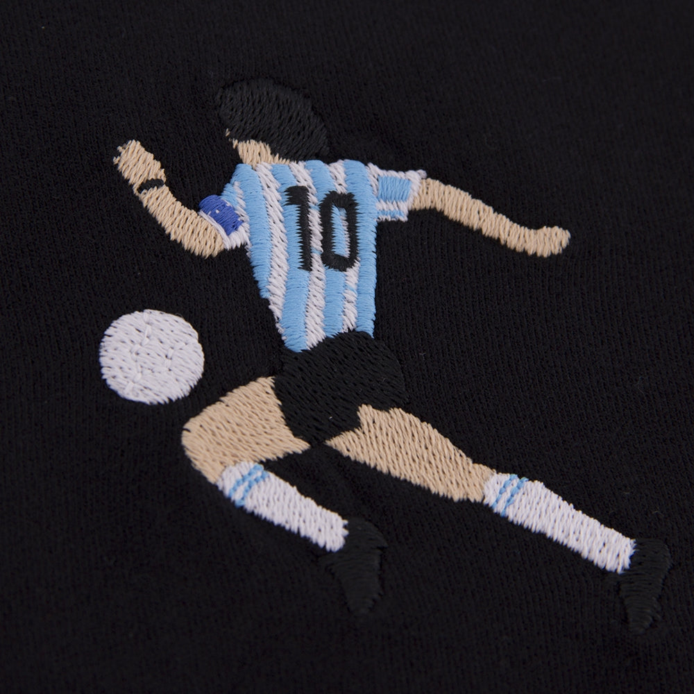 copa-classic-maradona-x-copa-argentinien-t-shirt-schwarz-stickerei image 3