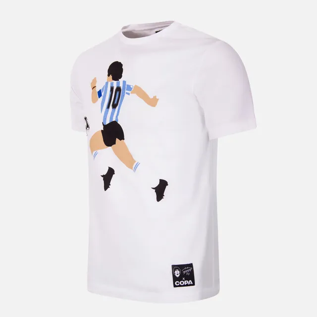 copa-classic-maradona-argentinien-grafik-t-shirt-wei image 1