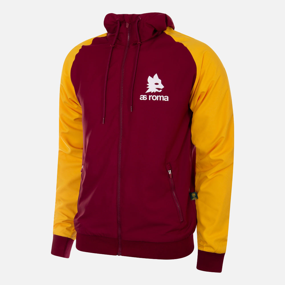 copa-classic-as-roma-1987-89-windrunner-jacke-rot-gelb-polyester image 1