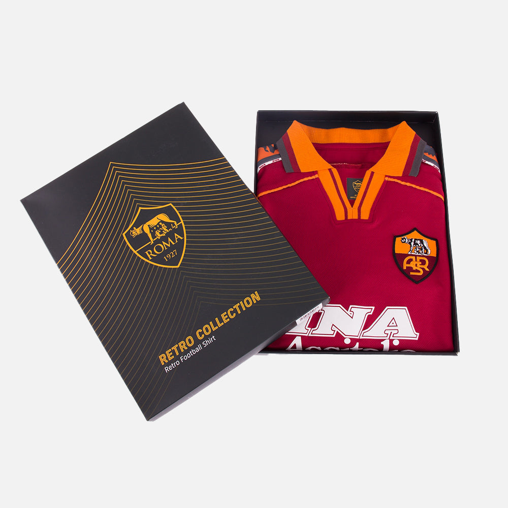 copa-as-rom-1998-99-retro-fu-balltrikot-rot image 7