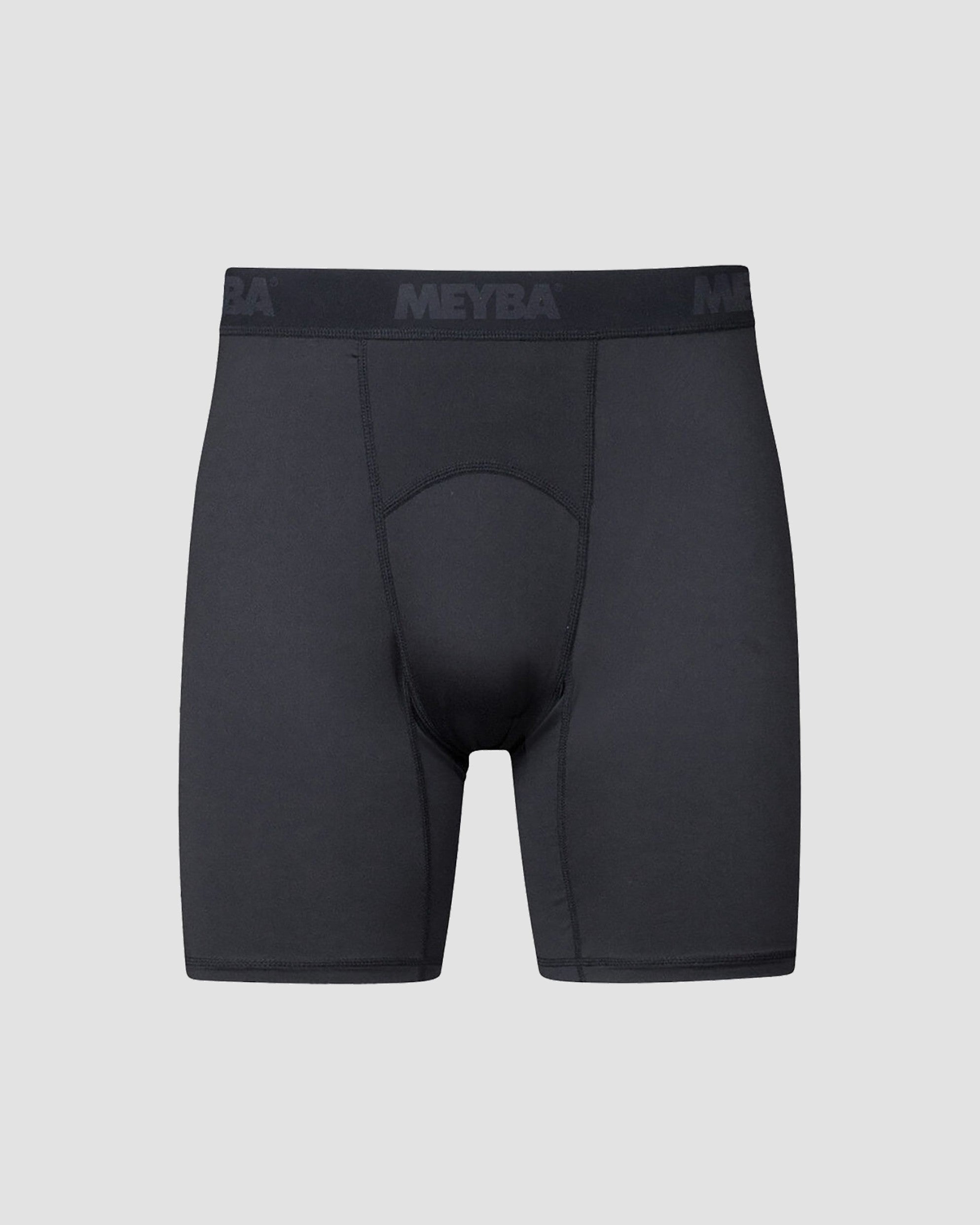 meyba-youth-shorts-base-layer-shorts-schwarz-stretch image 1
