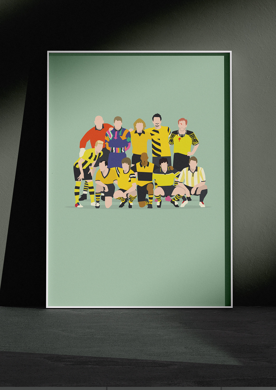 hands-of-god-prints-dortmund-allstars-kunstdruck-a3-bvb image 2