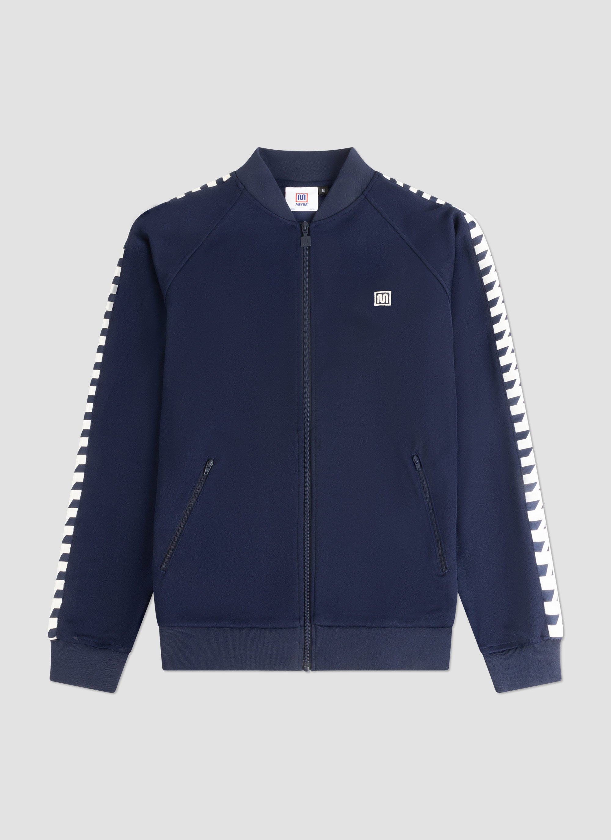 meyba-tape-track-jacket-trainingsjacke-navy-white image 1