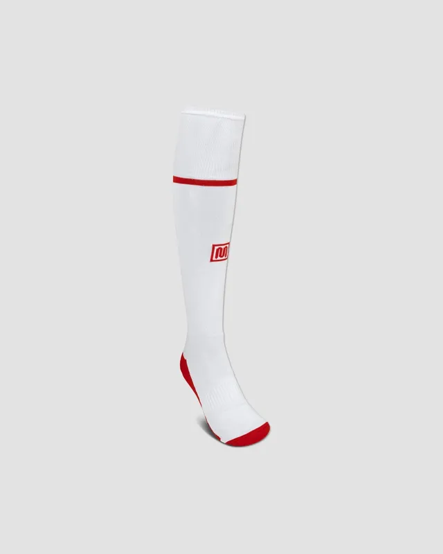 meyba-player-sock-fu-ballstutzen-wei-rot image 1