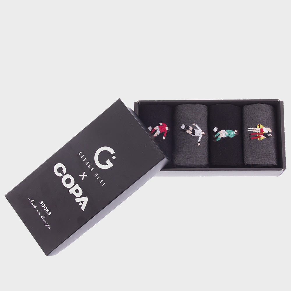 copa-classic-george-best-socken-box-set-schwarz-40-46 image 3