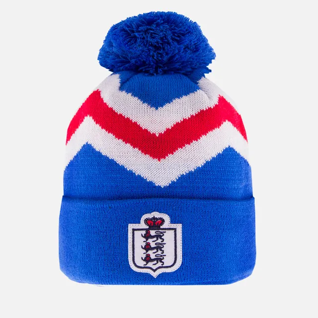 copa-beanies-england-m-tze-blau-gestrickt-mit-bommel image 1
