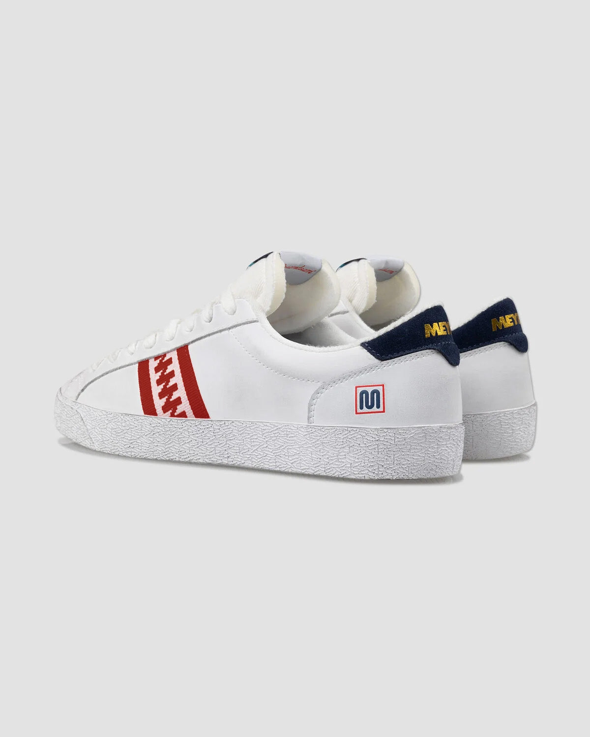 meyba-archivio-micro-leather-sneaker-wei-rot-leder image 4